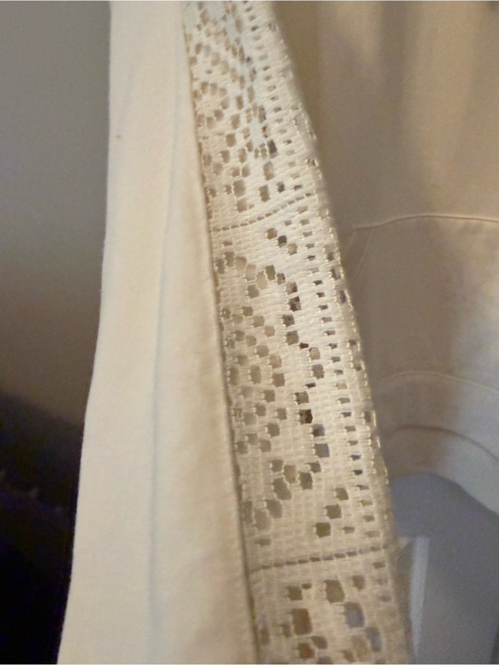 torrid Cream Crochet Lace Hoodie - Picture 2 of 6
